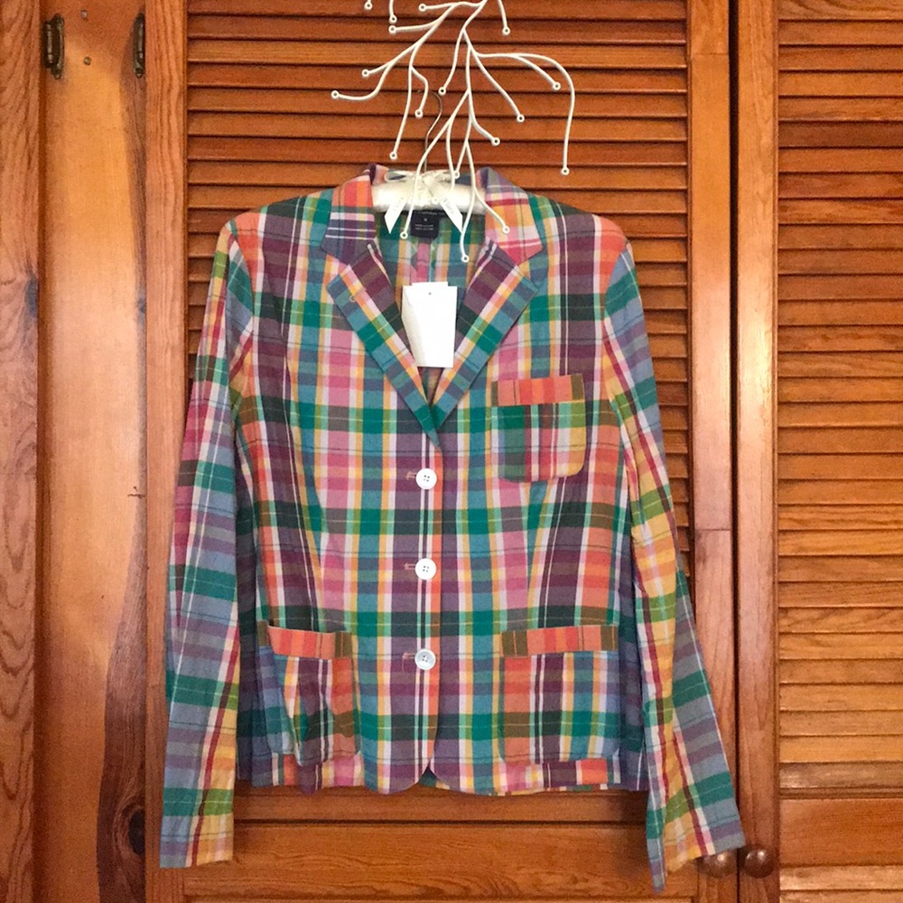 Plaid blazer